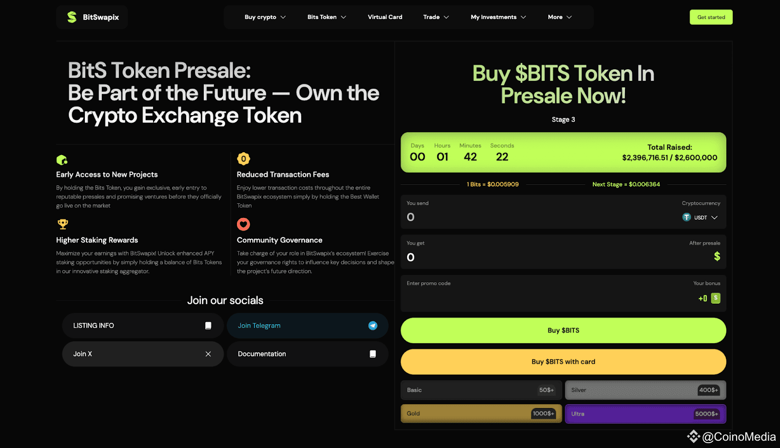 Top 5 Cryptos to Buy Now: Why BitSwapix Leads the Pack in 2025 | CoinoMedia  على Binance Square