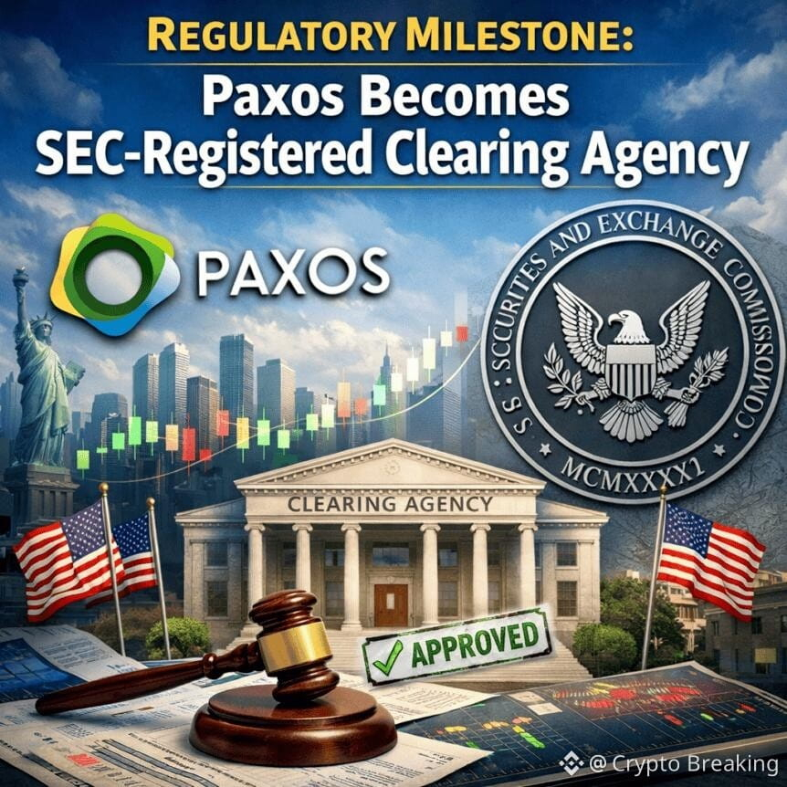 Regulatory Milestone: Paxos Becomes Sec-Registered Clearing Agency