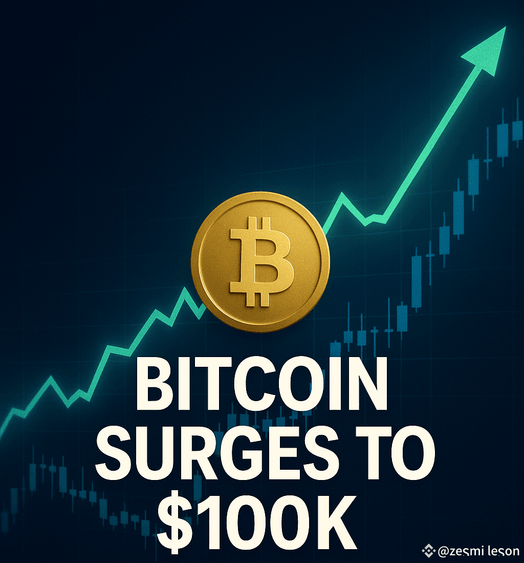 🚀 Bitcoin is back in the spotlight!$BTC $BTC has surged t | zeemi leeon på  Binance Square