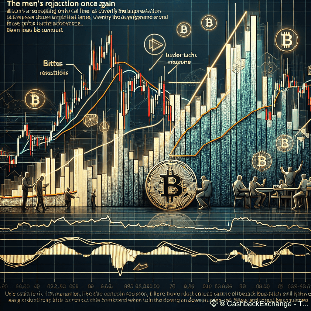 The rejection of investors at the resistance trend line $BTC |  CashbackCrypto REBATE FEE TRADING on Binance Square