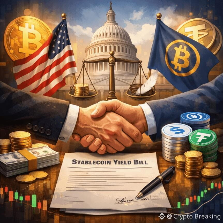 Crypto Firms Propose Compromises To Save Stablecoin Yield Bill