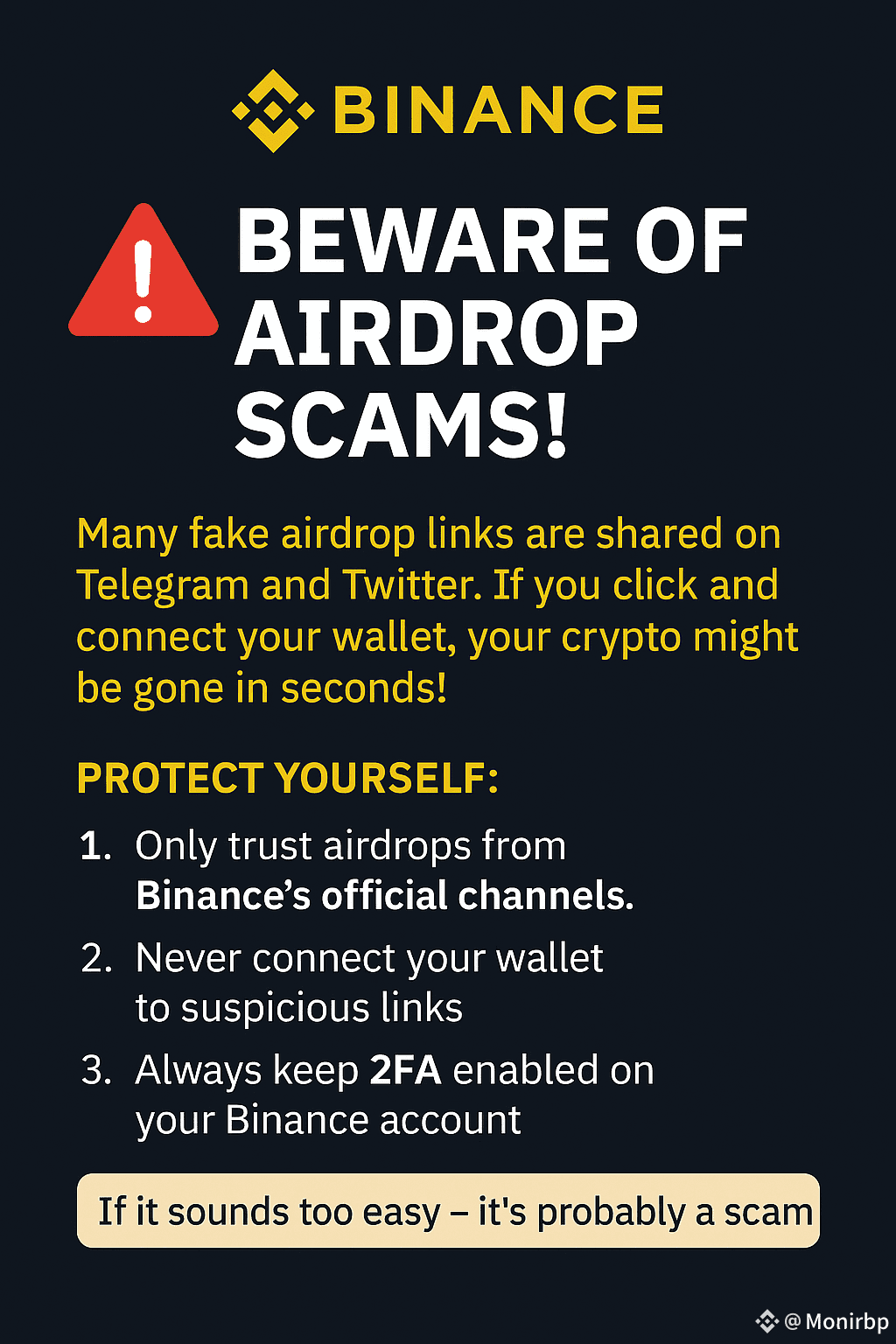Latest #airdropscam News, Opinions and Feed Today | Binance Square