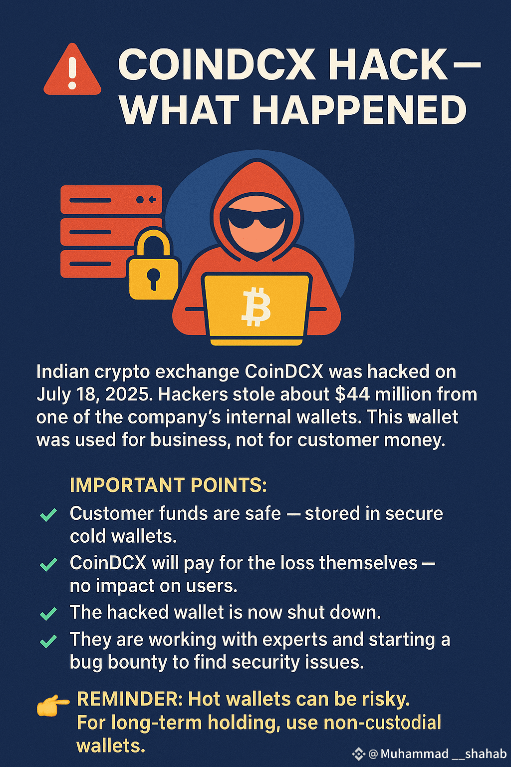 🚨 CoinDCX Hack — What Happened (Simple Version) Indian | iamshahab on  Binance Square