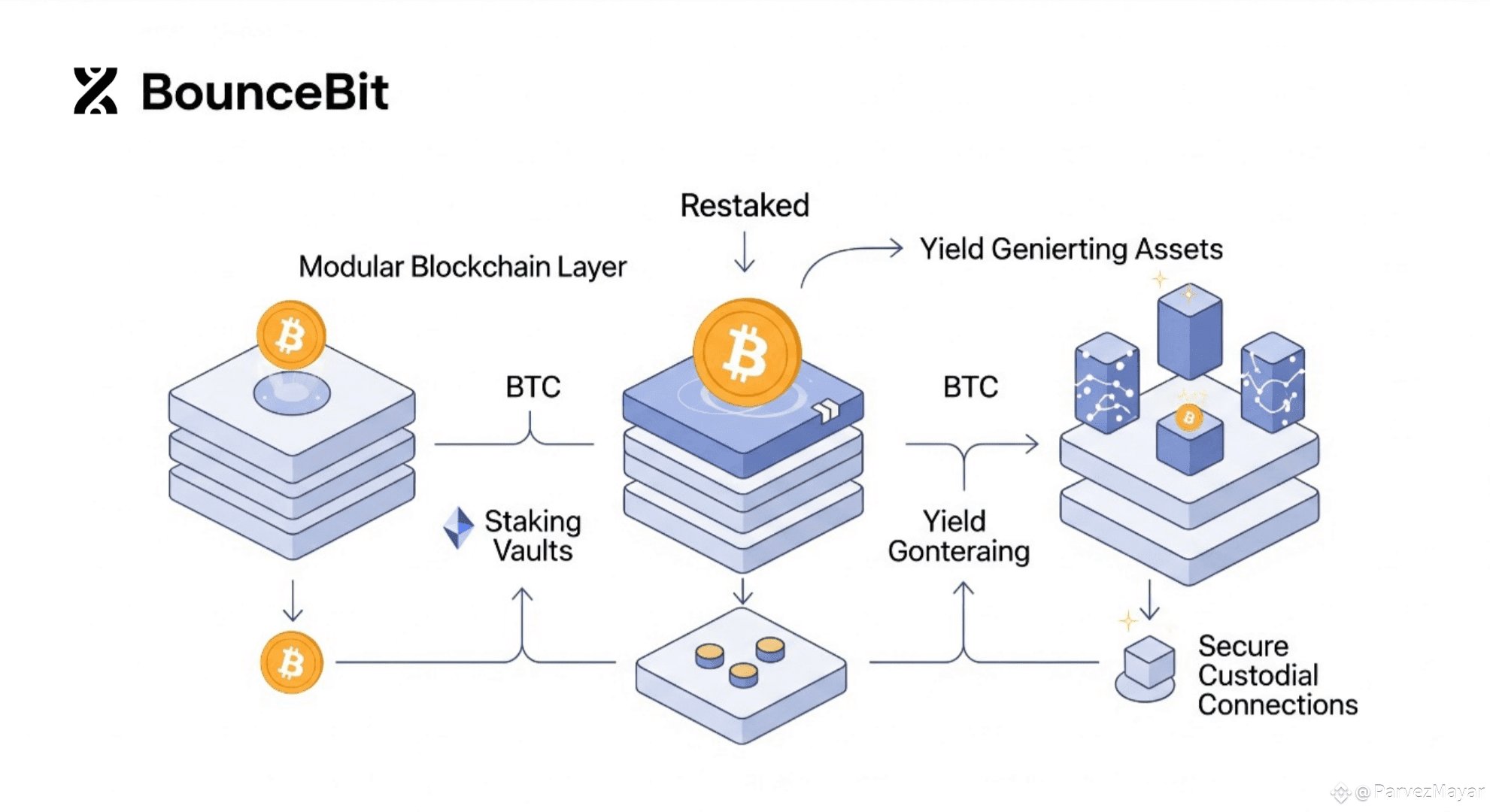 BounceBit Prime Explained: How Bitcoin Restaking Meets Real-World Yield 💰  | ParvezMayar on Binance Square