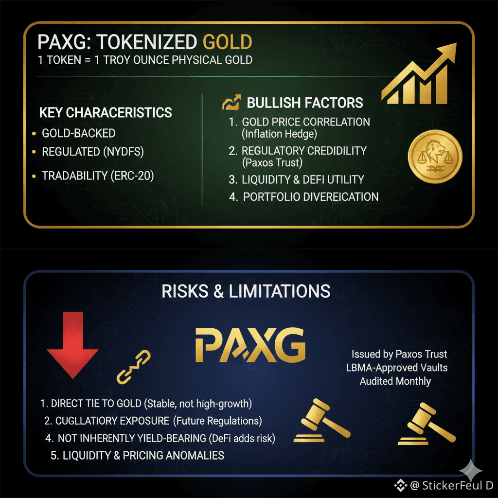 PAXG PAXG is a tokenized gold asset where 1 token = 1 | Ibrarm390 on  Binance Square
