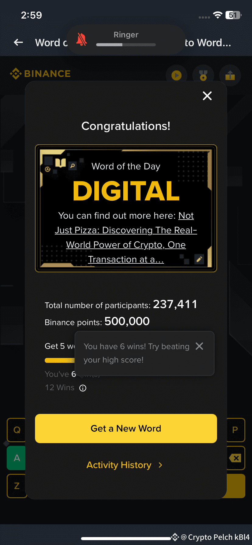 Latest #wordoftheday7letter News, Opinions and Feed Today | Binance Square