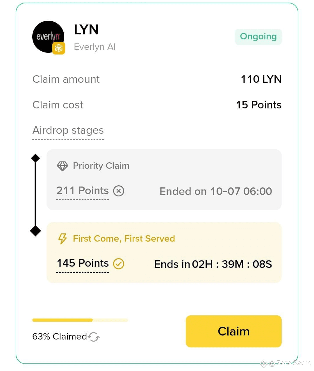 🚀 Binance Alpha Airdrop Update! 🎯 Minimum Points Required | Sara Sadiq on  Binance Square
