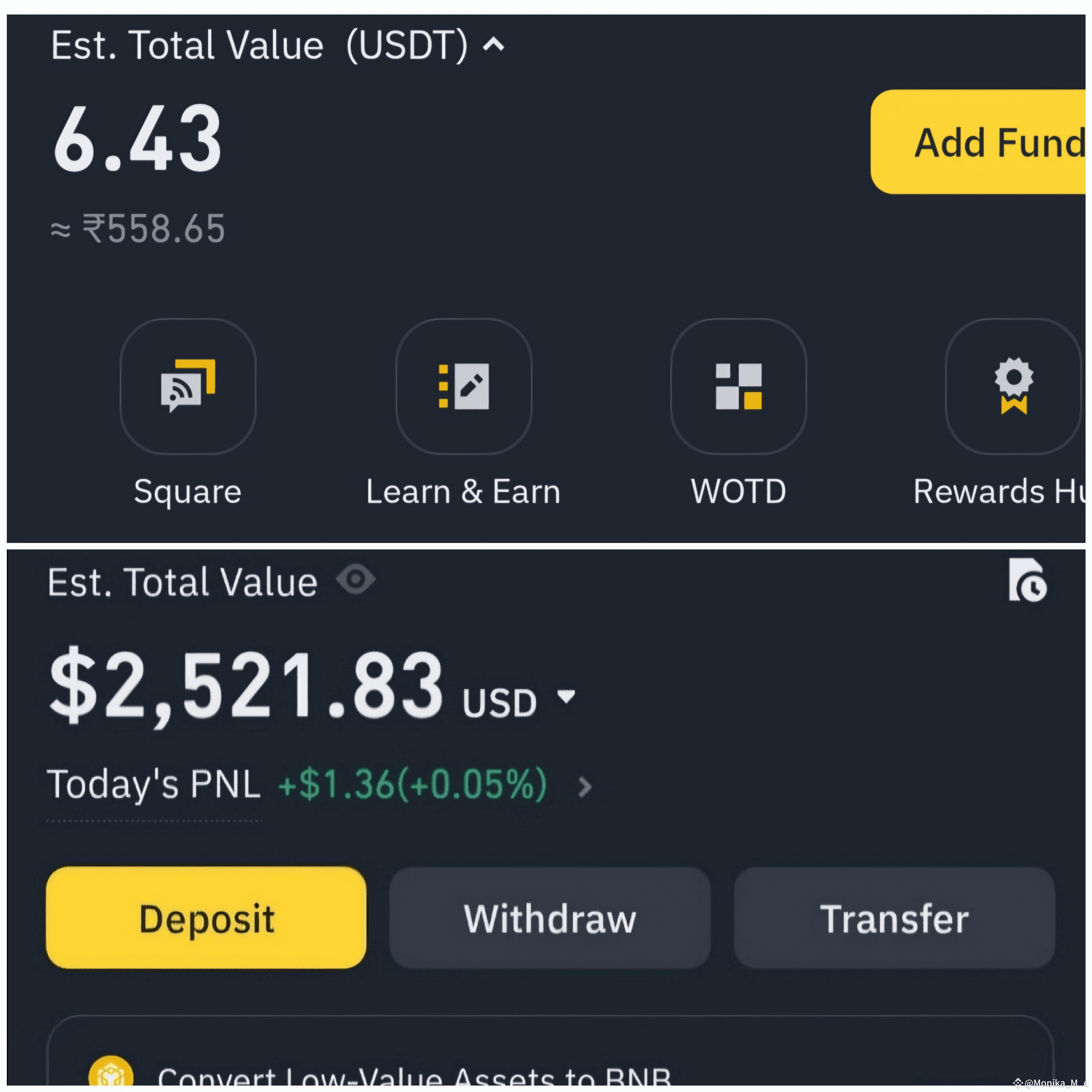 💰 From Pocket Change to Profits: How I Turned $6 into $2,521 in Crypto  Trading 🚀📈 | Monika_Mod on Binance Square