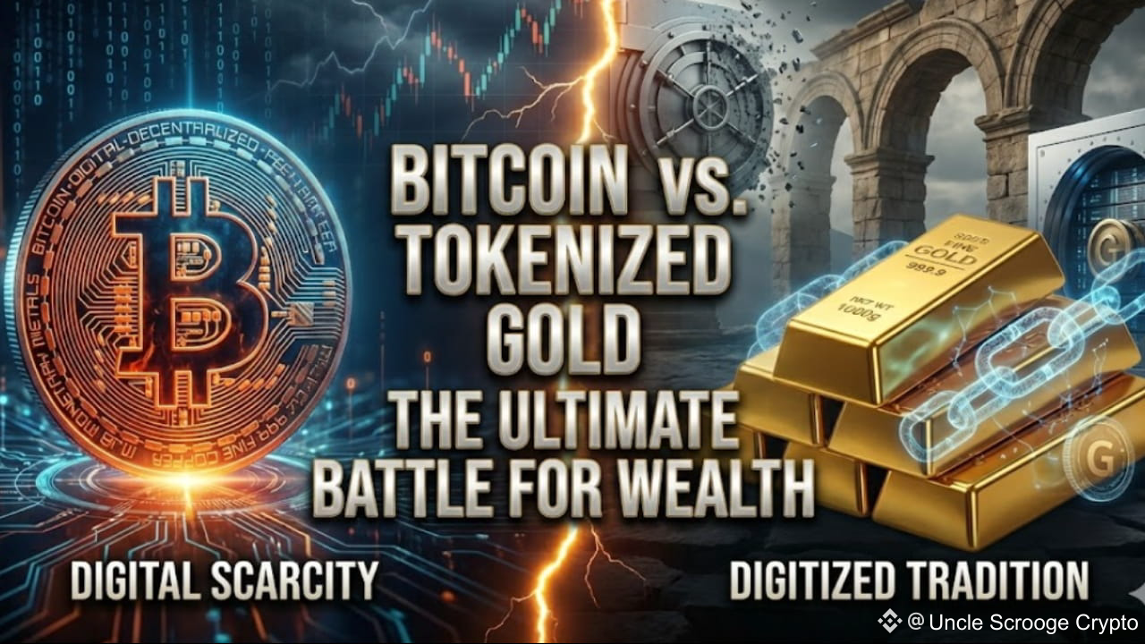 Bitcoin versus Tokenized Gold: The Ultimate Battle for the Survival of Your  Wealth | Uncle Scrooge Crypto on Binance Square
