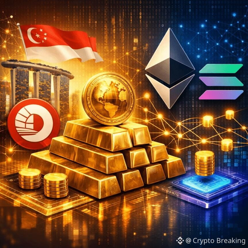 Singapore's Ocbc Debuts Tokenized Gold Fund On Ethereum And Solana