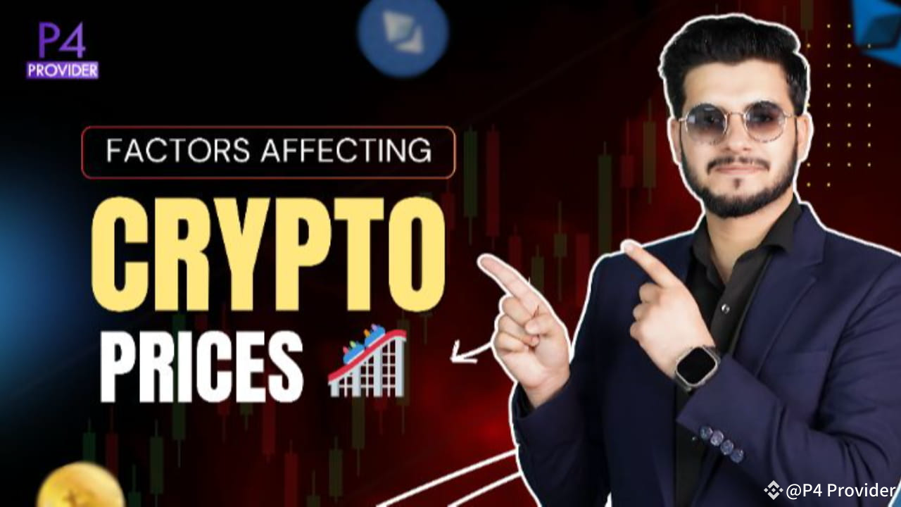 Factors Affecting Crypto Currency Prices | P4 Provider on Binance Square