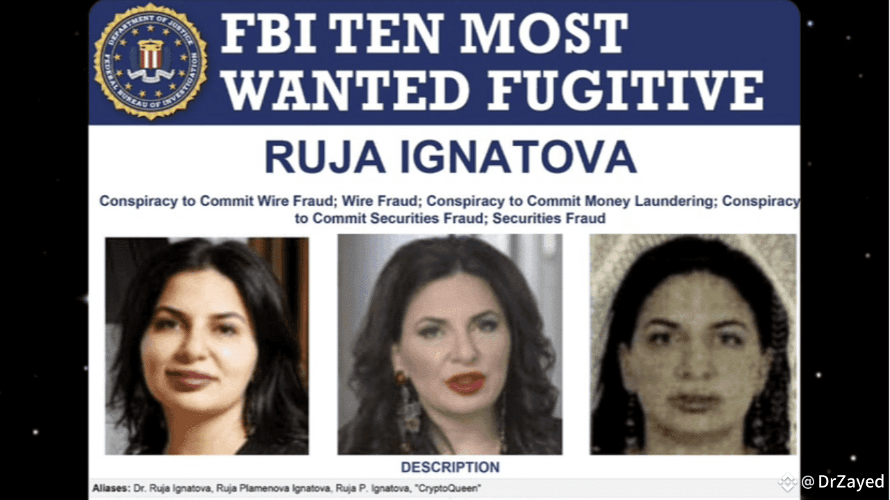 Old story for For the sake of reflection: Ruja Ignatova, known around the  world as the “Cryptoqueen | DrZayed on Binance Square