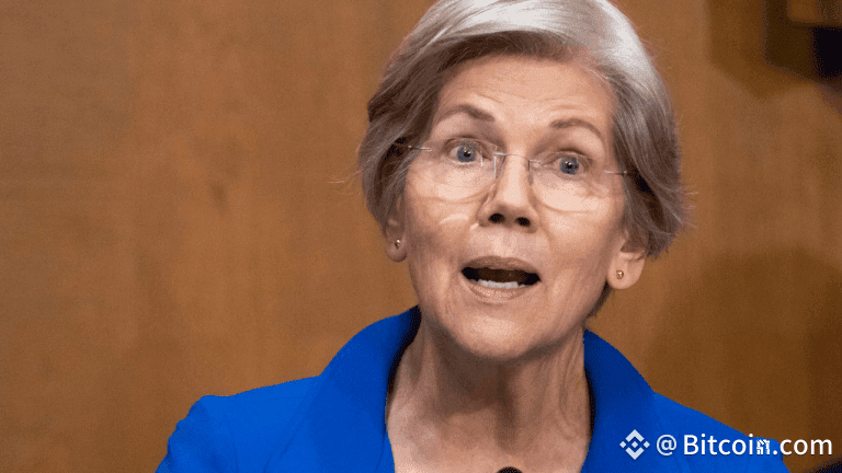 Senator Elizabeth Warren Says Crypto Deregulation Could ‘Blow Up’ Wall Street