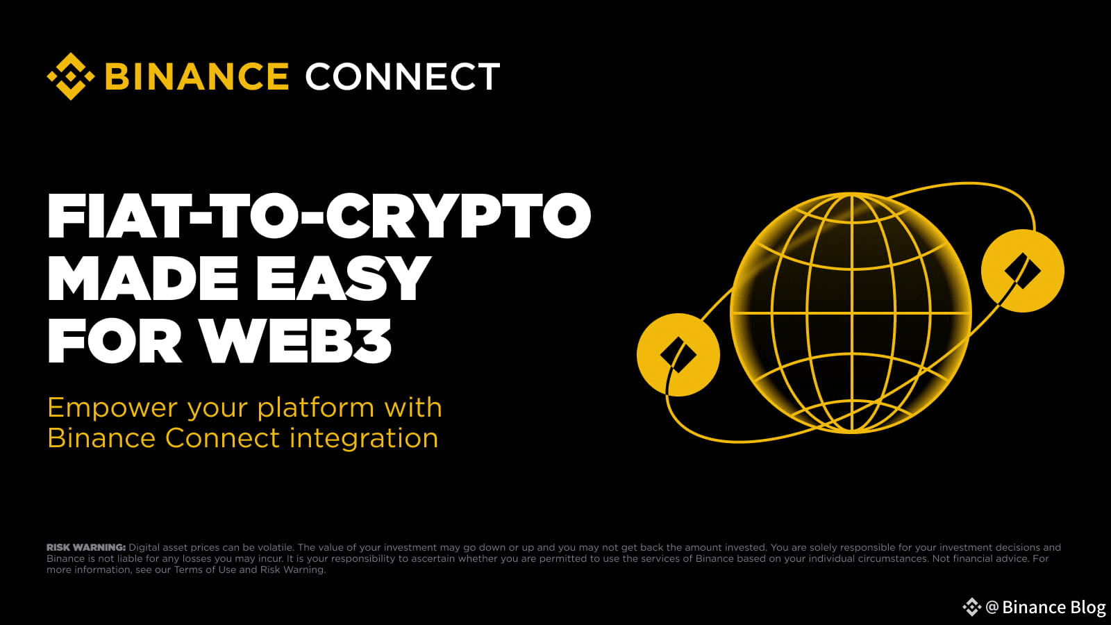 Empower Your Business With Binance Connect – Fiat-to-Crypto Onramp for Web3  Platforms | Binance Blog on Binance Square
