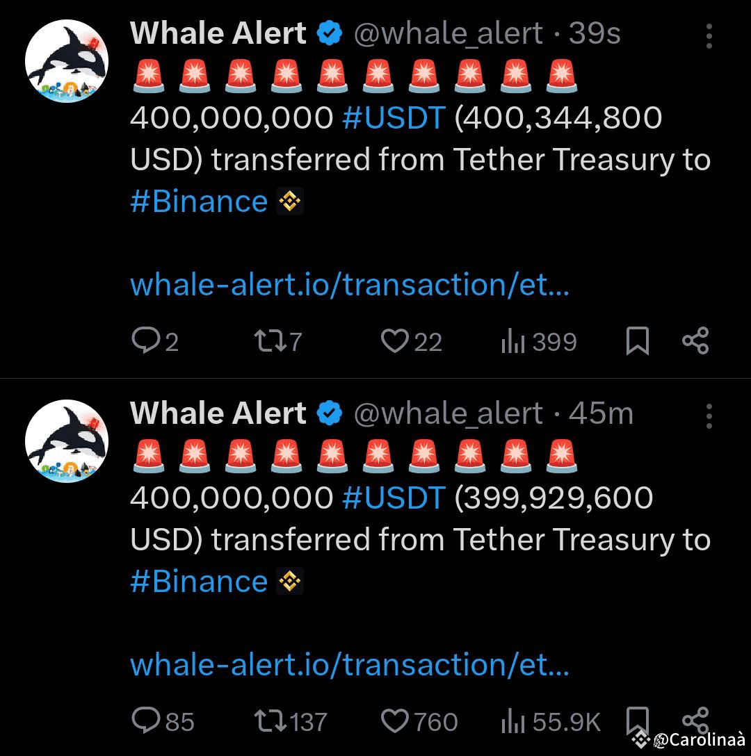 🚨🚨 BREAKING: $1 BILLION USDT MINTED – WHALES ARE MOVING! | Carolinaà on  Binance Square