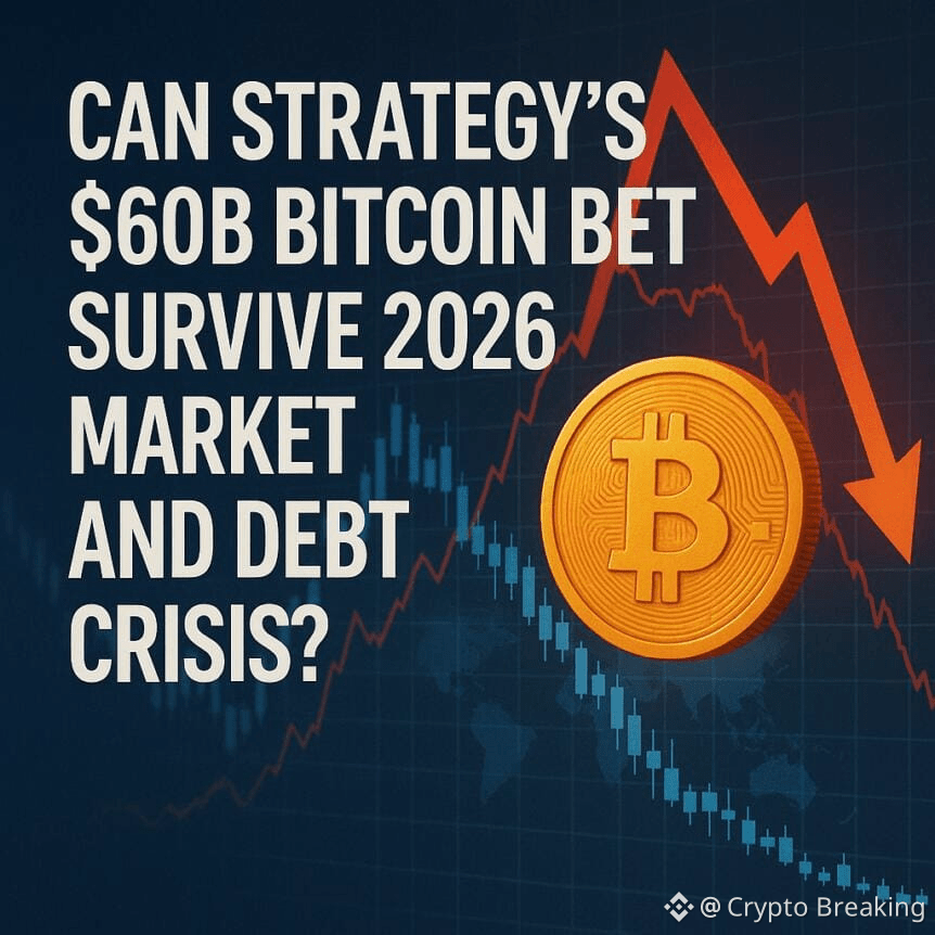 Can Strategy's $60b Bitcoin Bet Survive 2026 Market And Debt Crisis?