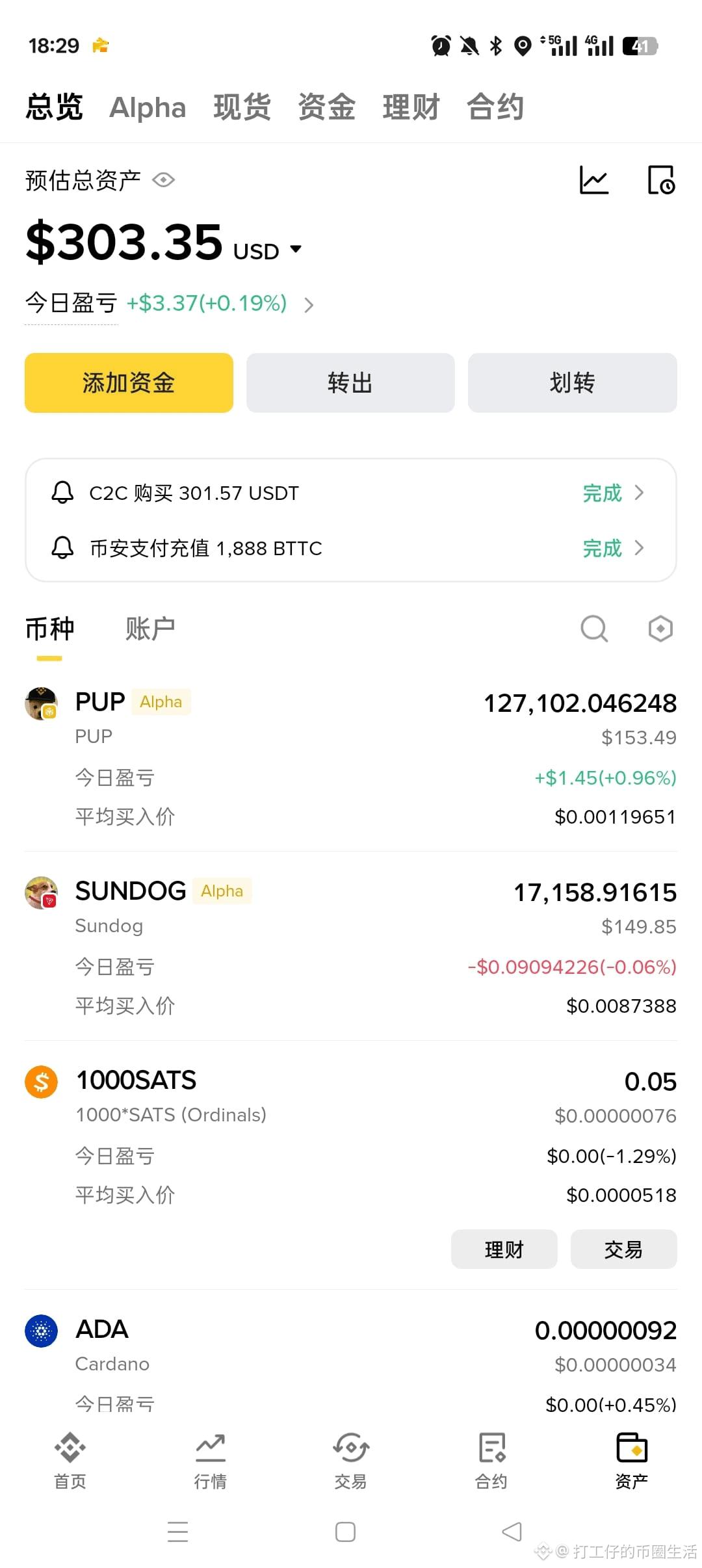 Профиль 打工仔的币圈生活| Binance Square