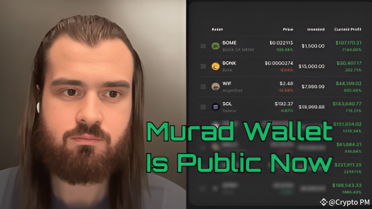 Meet Murad Mahmudov, Now His wallet Is Publicly Available | Crypto PM on  Binance Square
