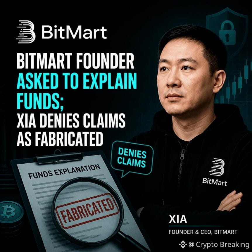Bitmart Founder Asked To Explain Funds; Xia Denies Claims As Fabricated