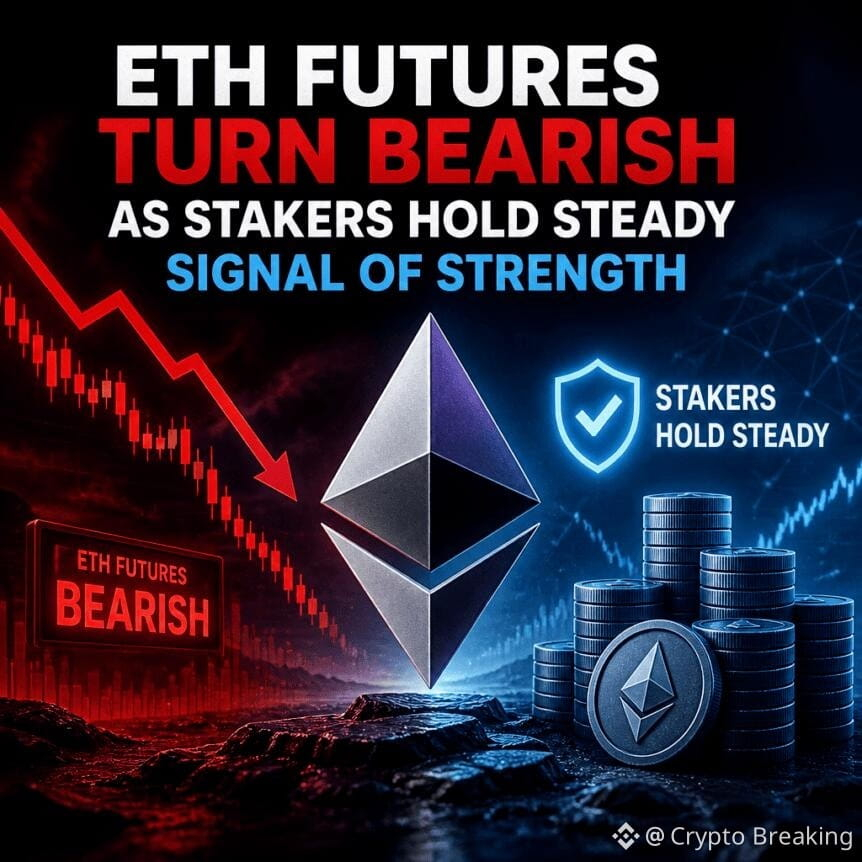 Eth Futures Turn Bearish As Stakers Hold Steady Signal Of Strength