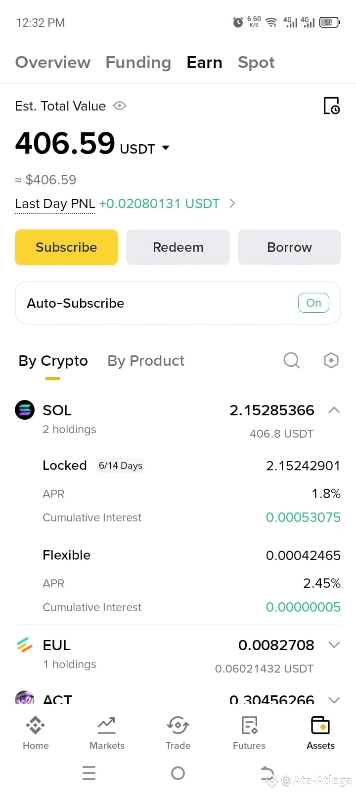 I am earning passive income in staking crypto, #PassiveCrypt | Atlega-2-Ata-1  on Binance Square