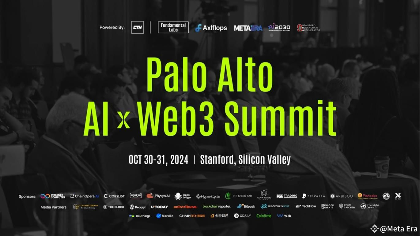 硅谷之邀：Palo Alto AI X Web3 峰会| ME News на Binance Square
