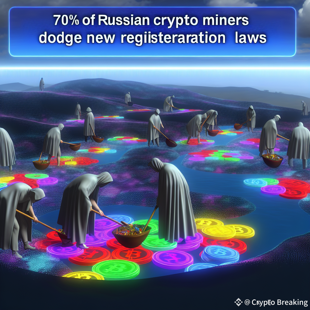 70% Of Russian Crypto Miners Dodge New Registration Laws, Says Russia