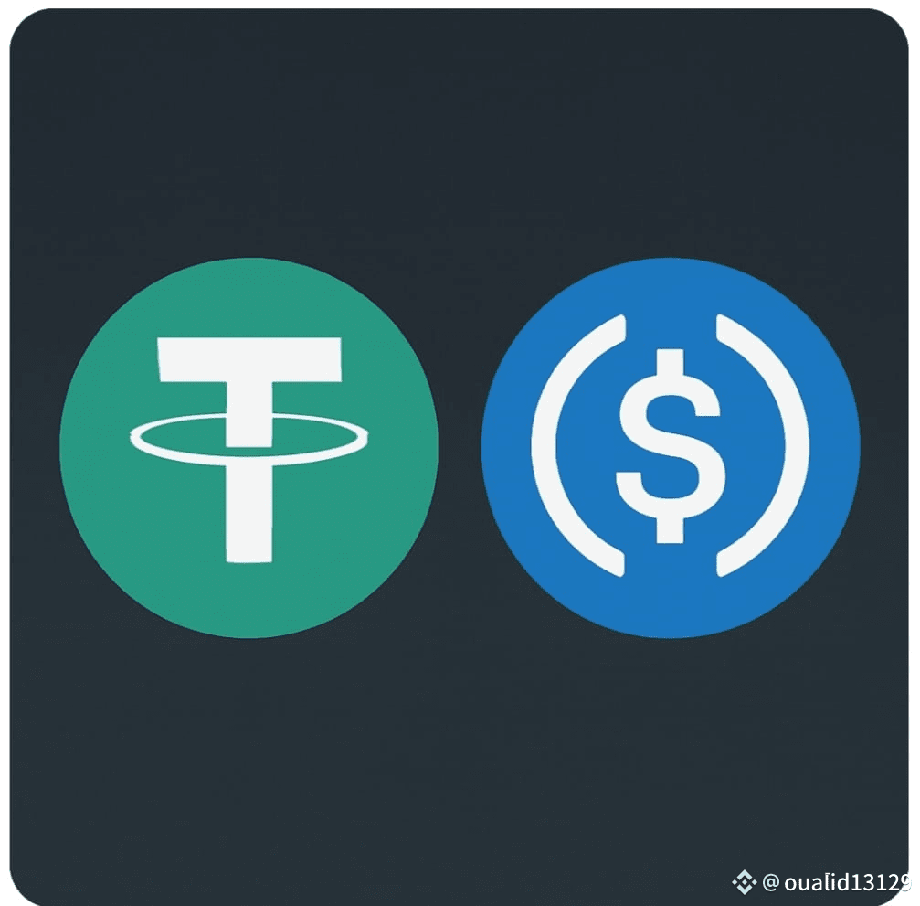 🔍 USDT مقابل USDC: 哪个更好？哪个更安全？ 大家都听说过稳定币，但很少有人知道市场上最大两种稳定币| WãliD Earn  easy DZ