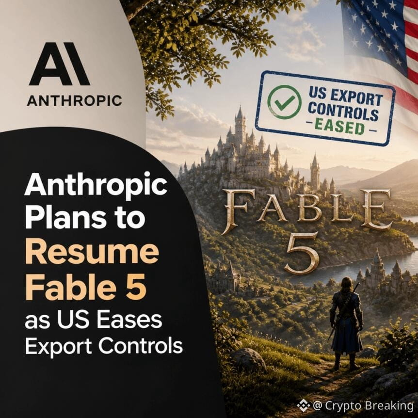 Anthropic Plans To Resume Fable 5 As Us Eases Export Controls
