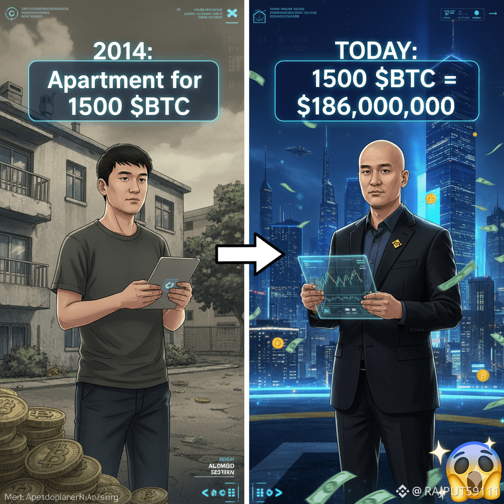 CZ sold his apartment for 1500 $BTC in 2014 Today, 1500 | RAJPUT59111 on  Binance Square