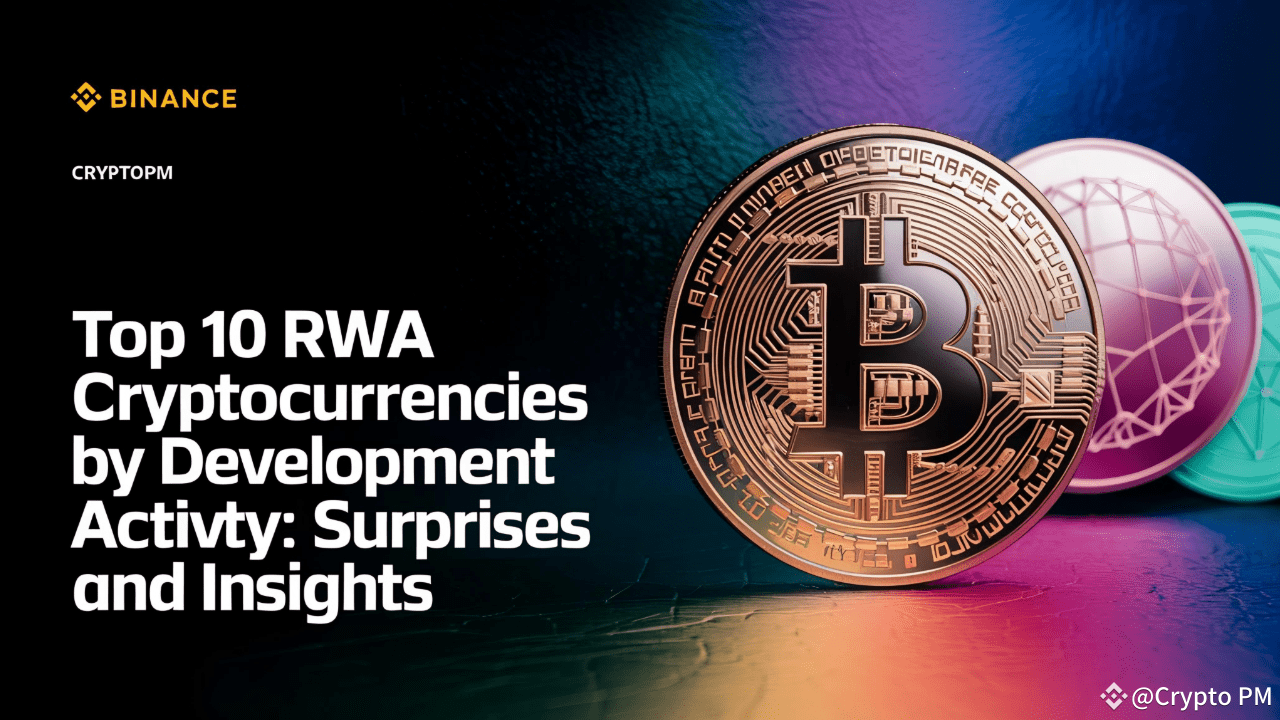 Top 10 RWA Cryptocurrencies by Development Activity: Surprises and ...