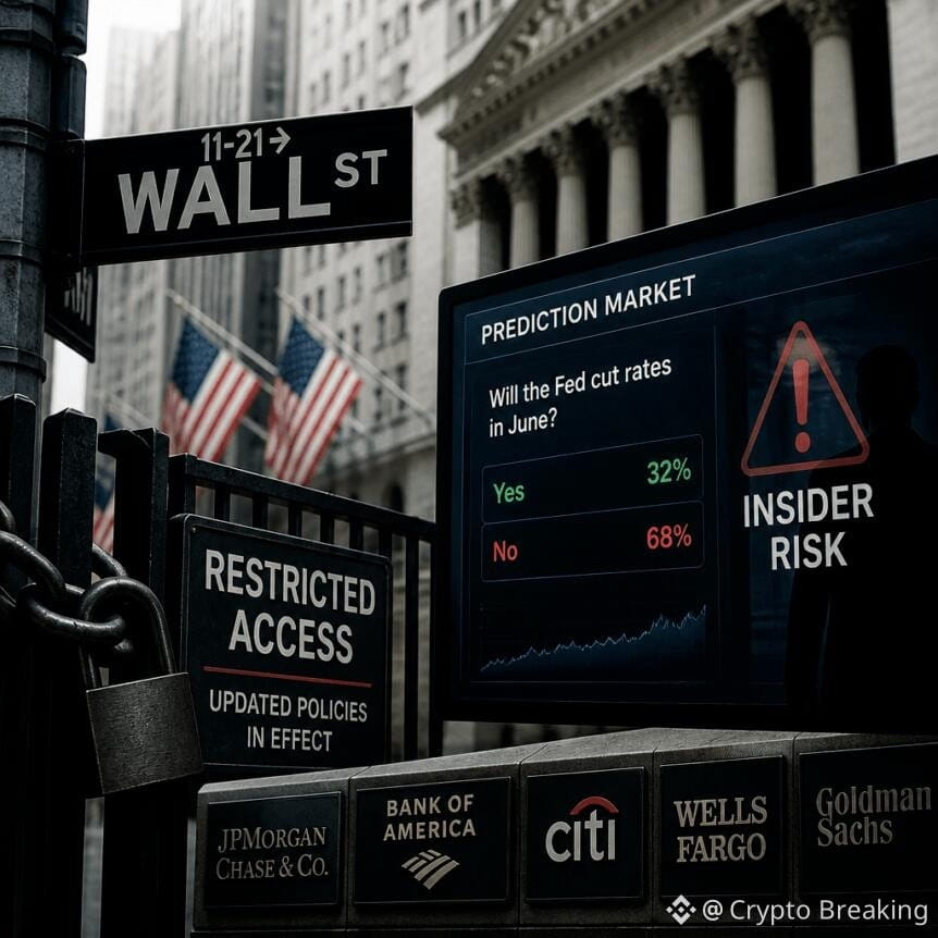 Wall Street Banks Tighten Prediction Market Rules Over Insider Concerns