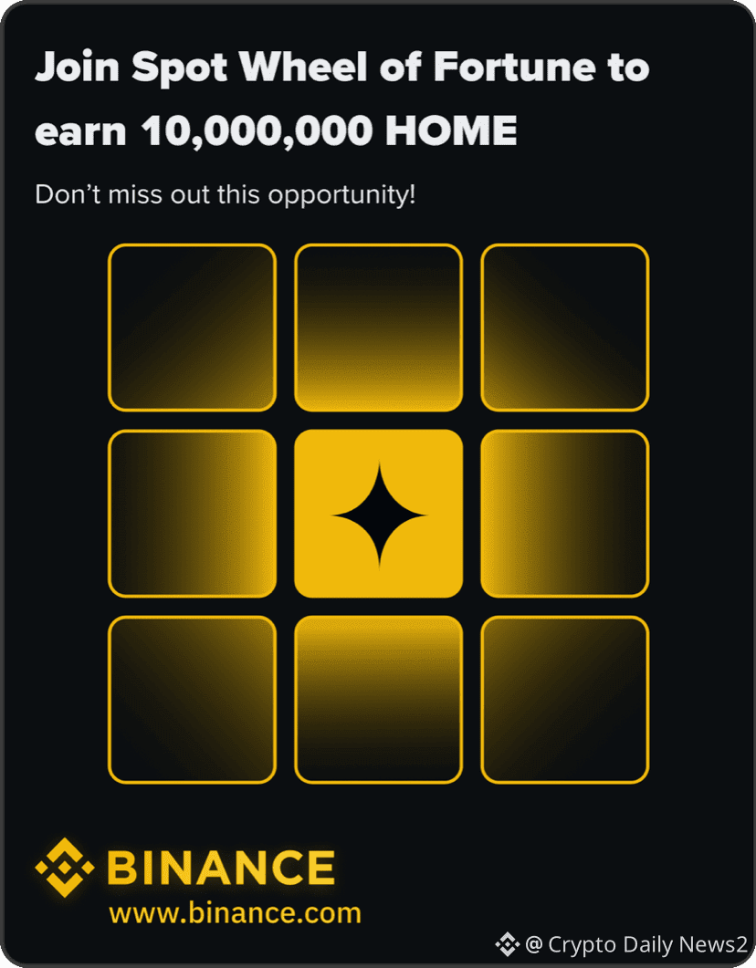 https://www.binance.com/activity/chance/home-spot-wheel-of-f | Crypto Daily  News2 on Binance Square