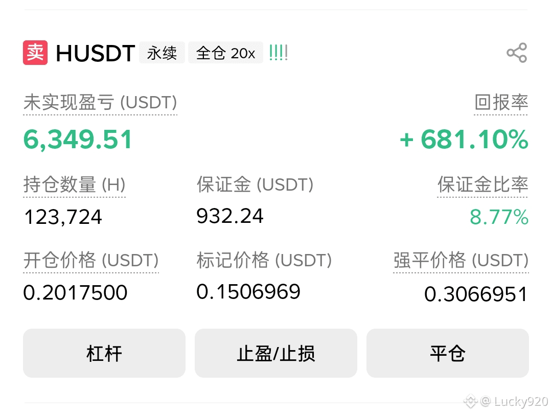妈呀，跌的好快呀！真是太猛了这个到0.12可以做多了。我马上割了0.13进去。 $H | Lucky920 on Binance Square