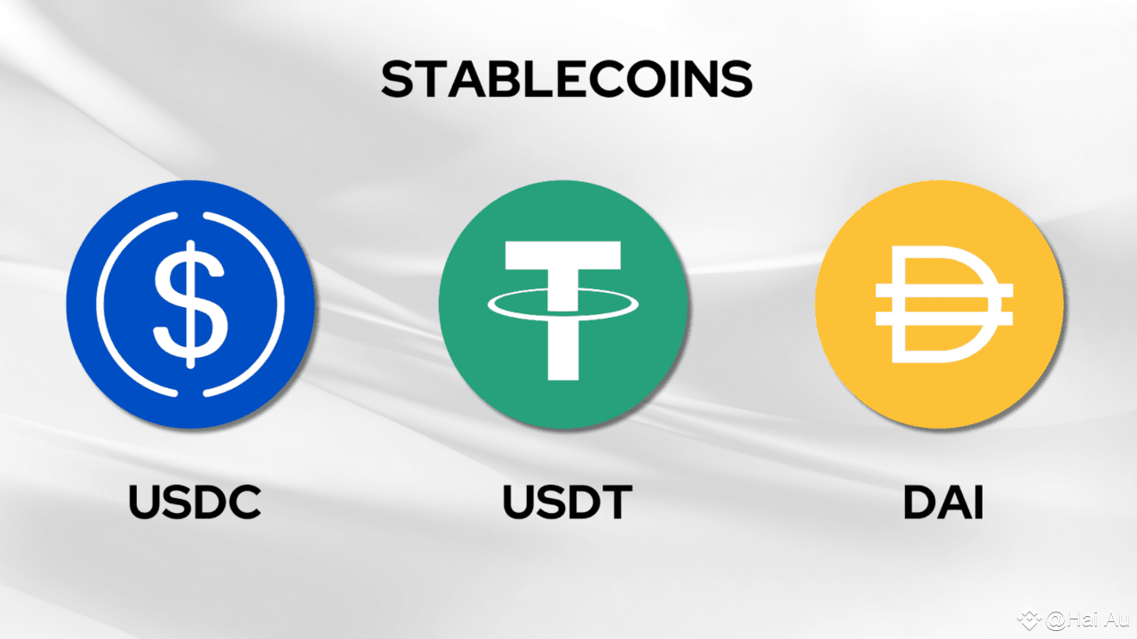 稳定币的区别：USDT、USDC 和DAI – 为什么它们在交易中很重要| Hai Au发布于币安广场