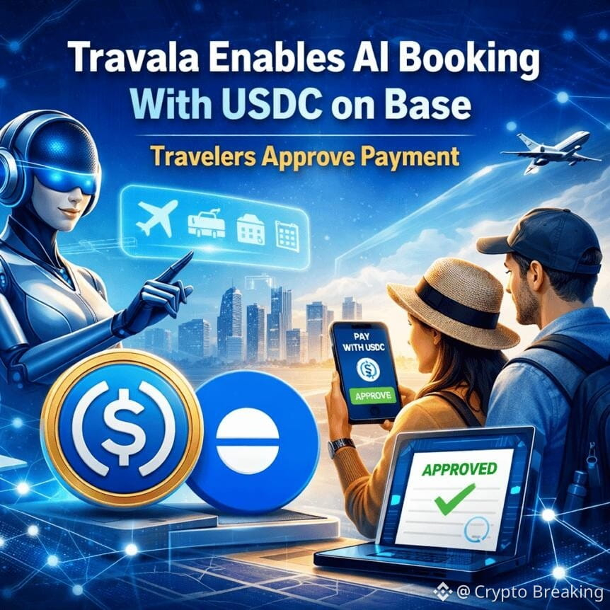 Travala Enables Ai Booking With Usdc On Base; Travelers Approve Payment