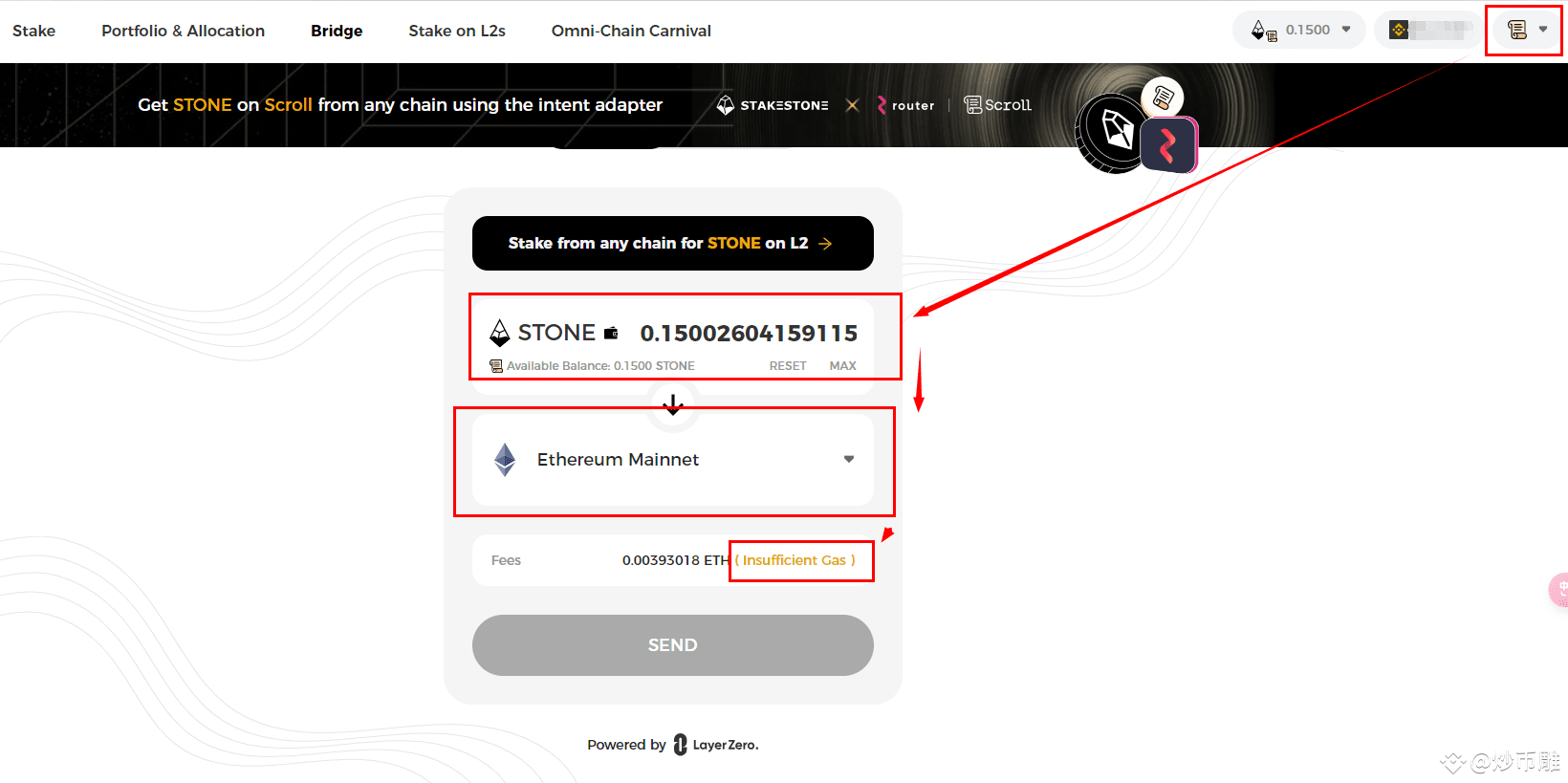 How to withdraw 0.15 ETH pledged on Binance Web3 | 炒币雕 on Binance Square