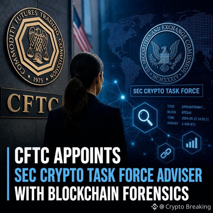 Cftc Appoints Sec Crypto Task Force Adviser With Blockchain Forensics