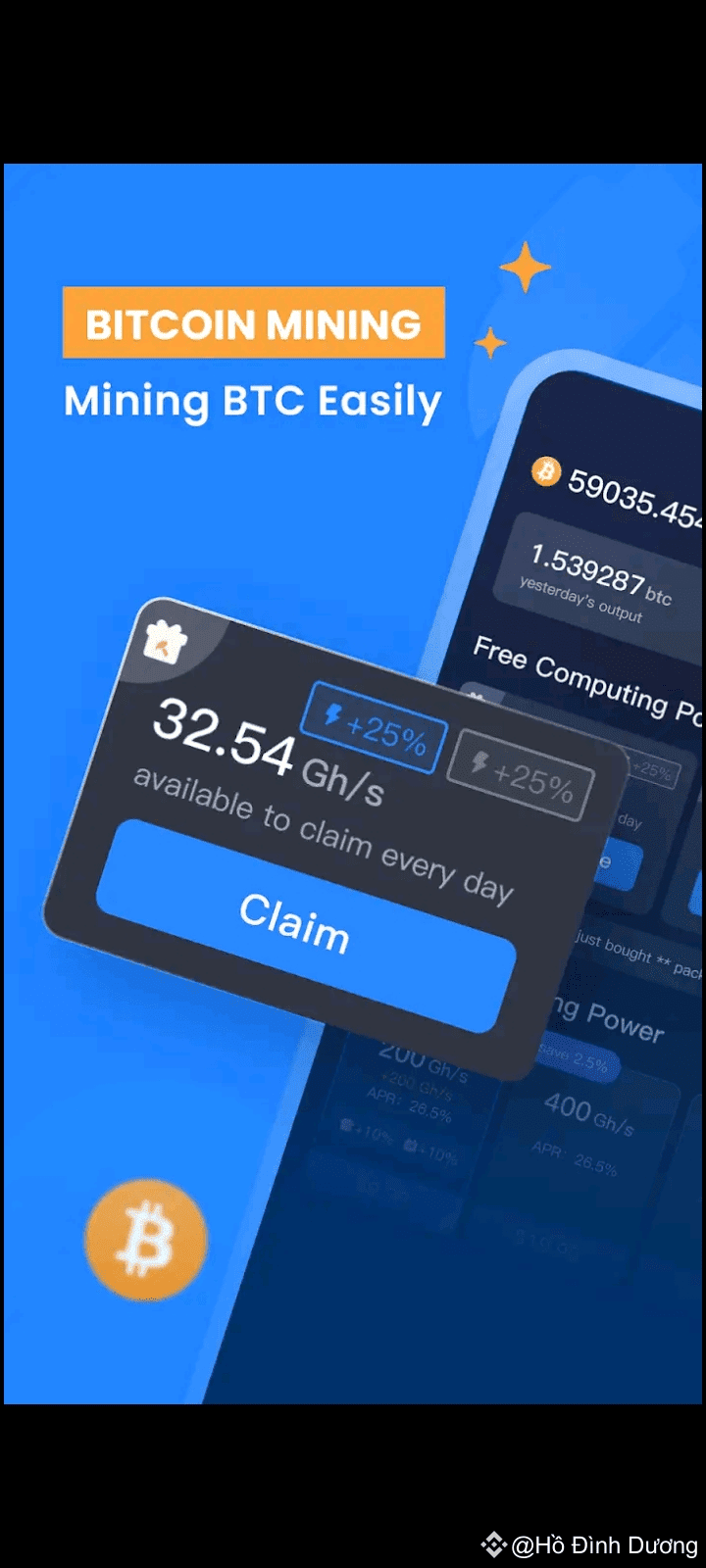 Free Bitcoin Mining + NFT Miner – Get an instant 10% speed boost | Invite  code: LPCZUM | Hồ Đình Dương on Binance Square