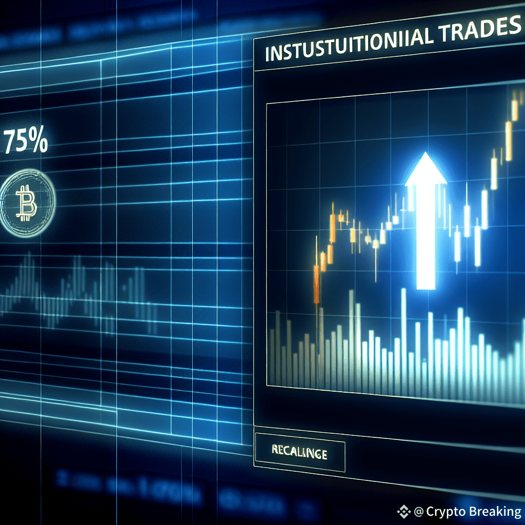 Institutional Bitcoin Trades Soar To 75% On Coinbase - New Price Signal Unveiled