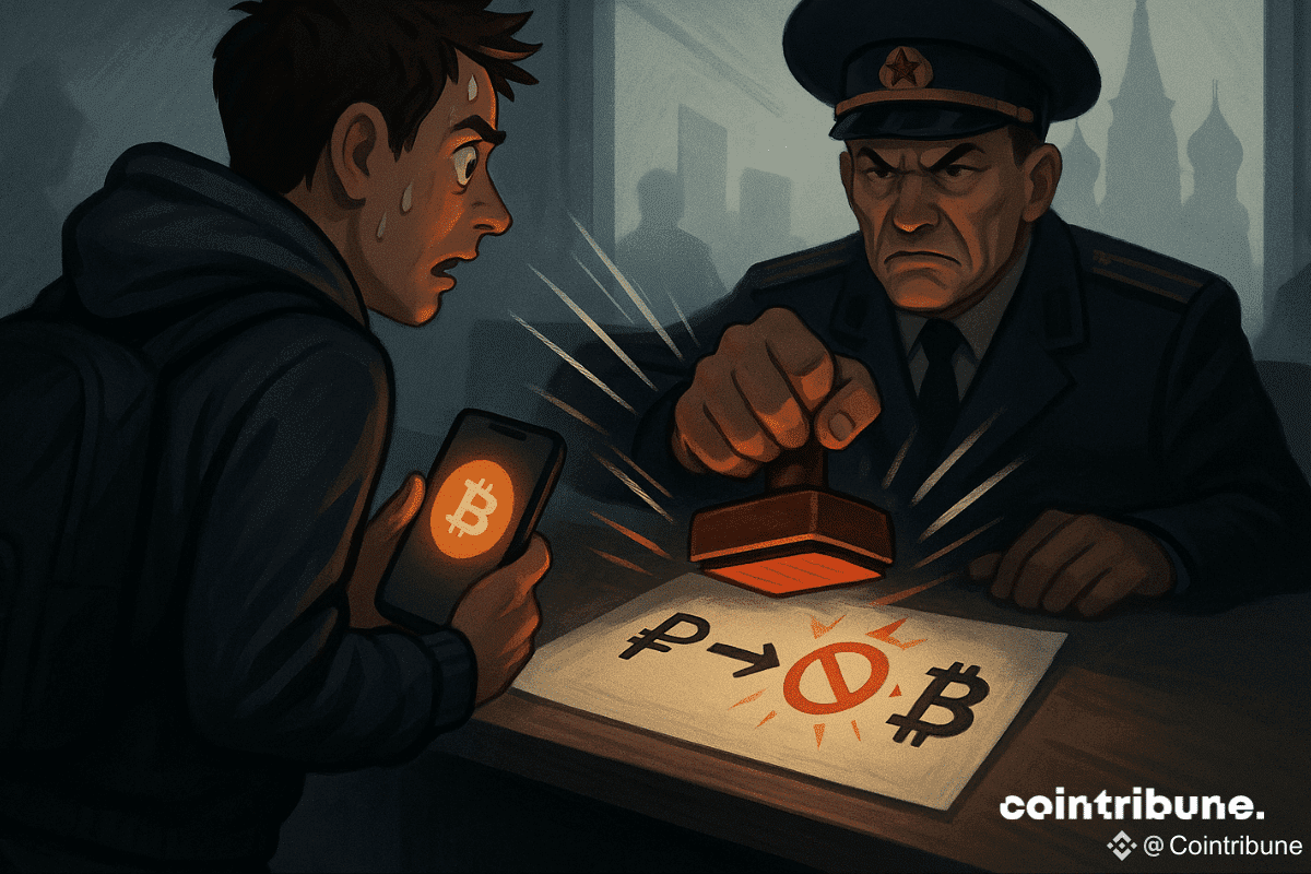 Un trader crypto choqué par la critique d'un officier russe qui bloque la conversion de cryptomonnaies.