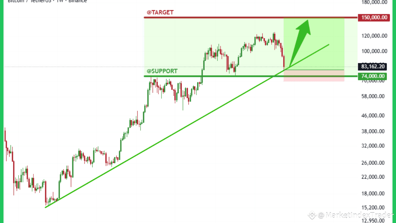 Juicy BTC setup right here. Chart looks absolutely primed. Are we entering?  | MarketIndexTrader on Binance Square