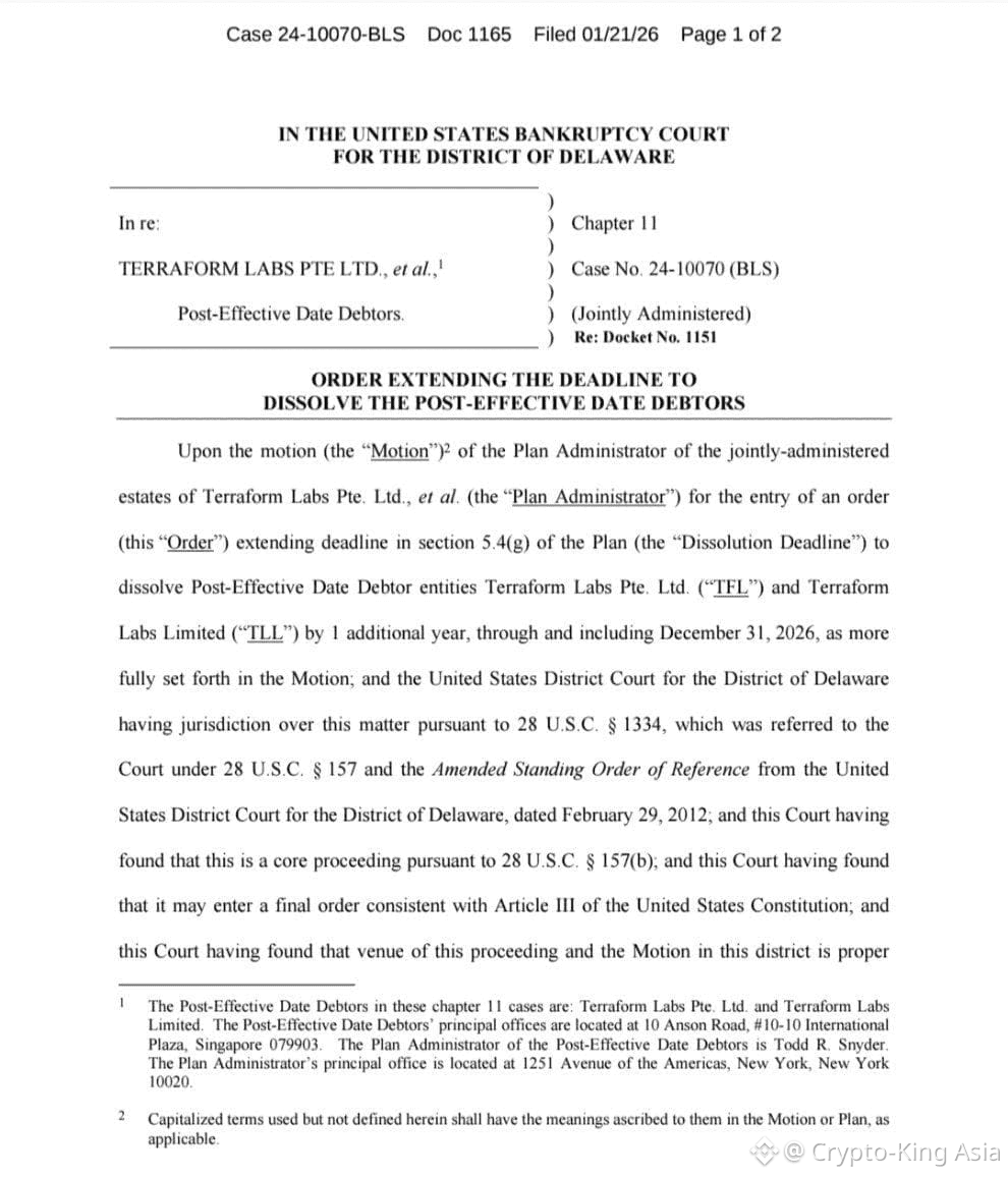 伙计们等一下... 等一下... 等一下.... $LUNC 已延长至2026年12月31日。现在你还有1年的时间来购买| Crypto-King  Asia发布于币安广场