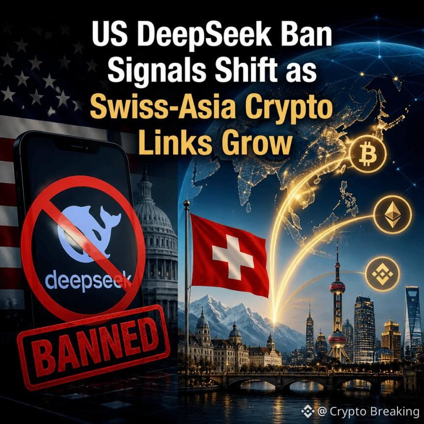 Us Deepseek Ban Signals Shift As Swiss-Asia Crypto Links Grow