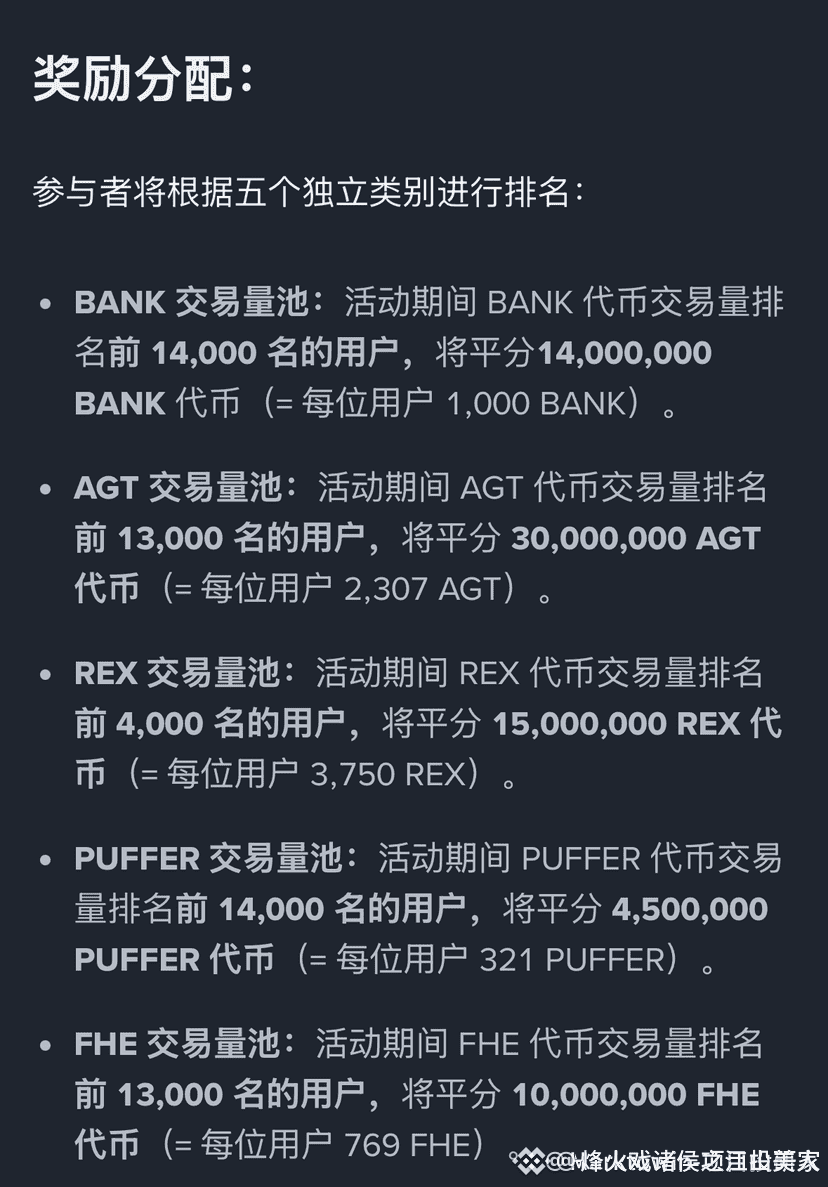 币安Alpha上新大致计算了下交易大赛排名的空投价值差不多也就70-80U一个，为了刷而刷确实没必要，反正上一期的我|