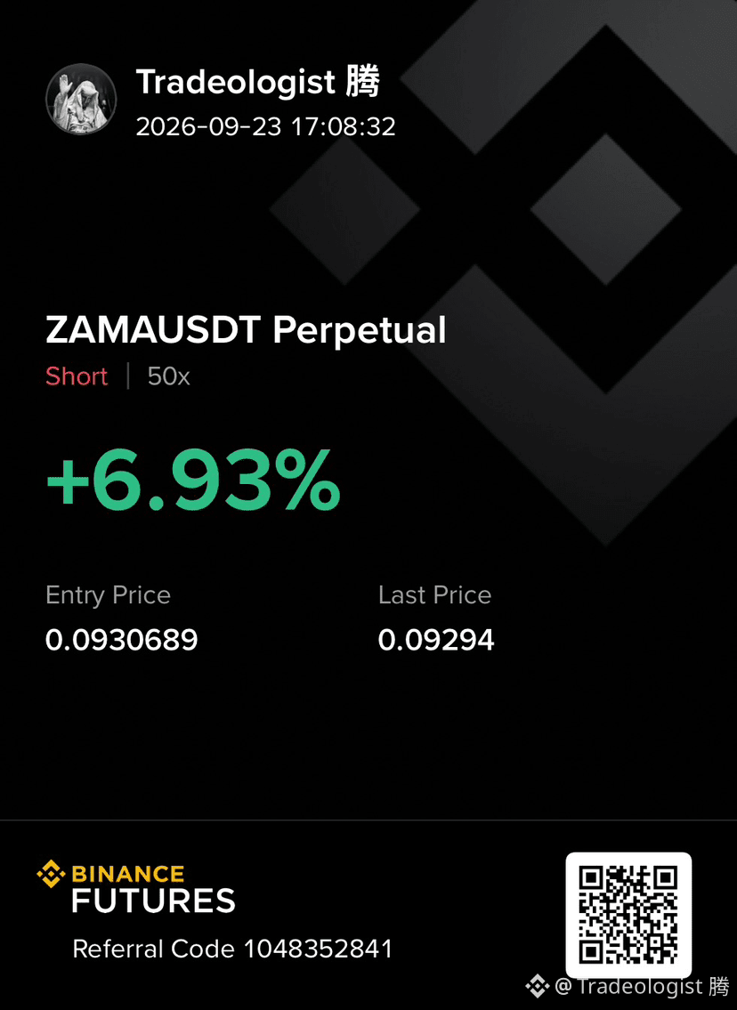 Pdh Sign $ZAMA swept PDH and rejected. SIBI overhead. We wait for | Tradeologist ...