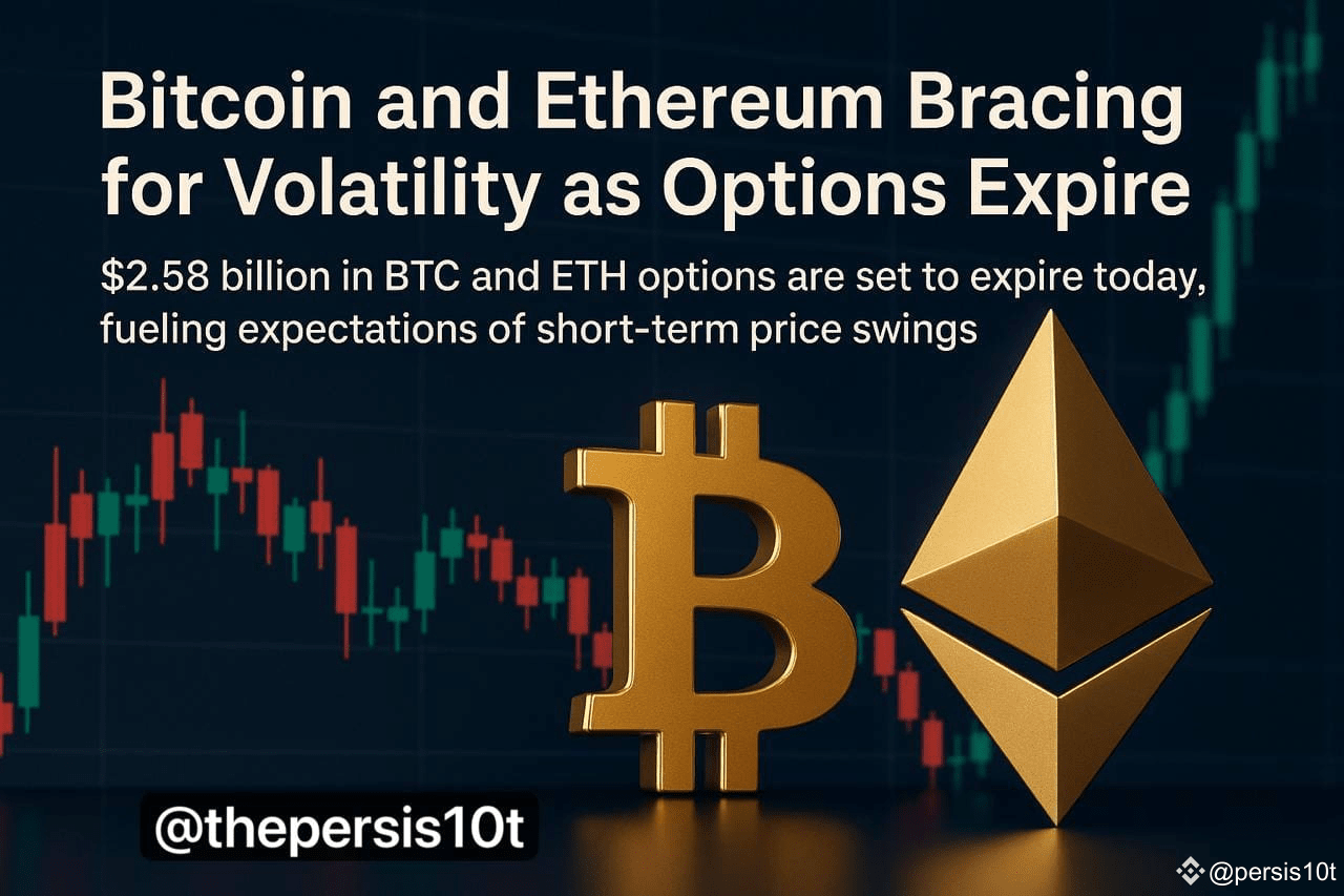 Bitcoin & Ethereum Options Expiry – What It Means for the | persis10t on  Binance Square