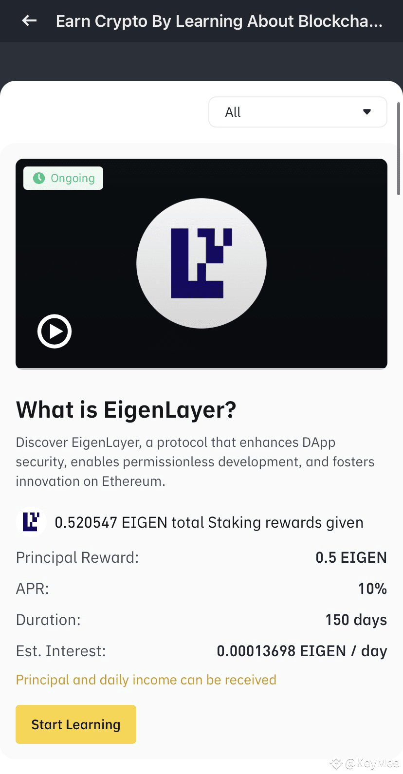 Latest #eigenlayer News, Opinions and Feed Today | Binance Square