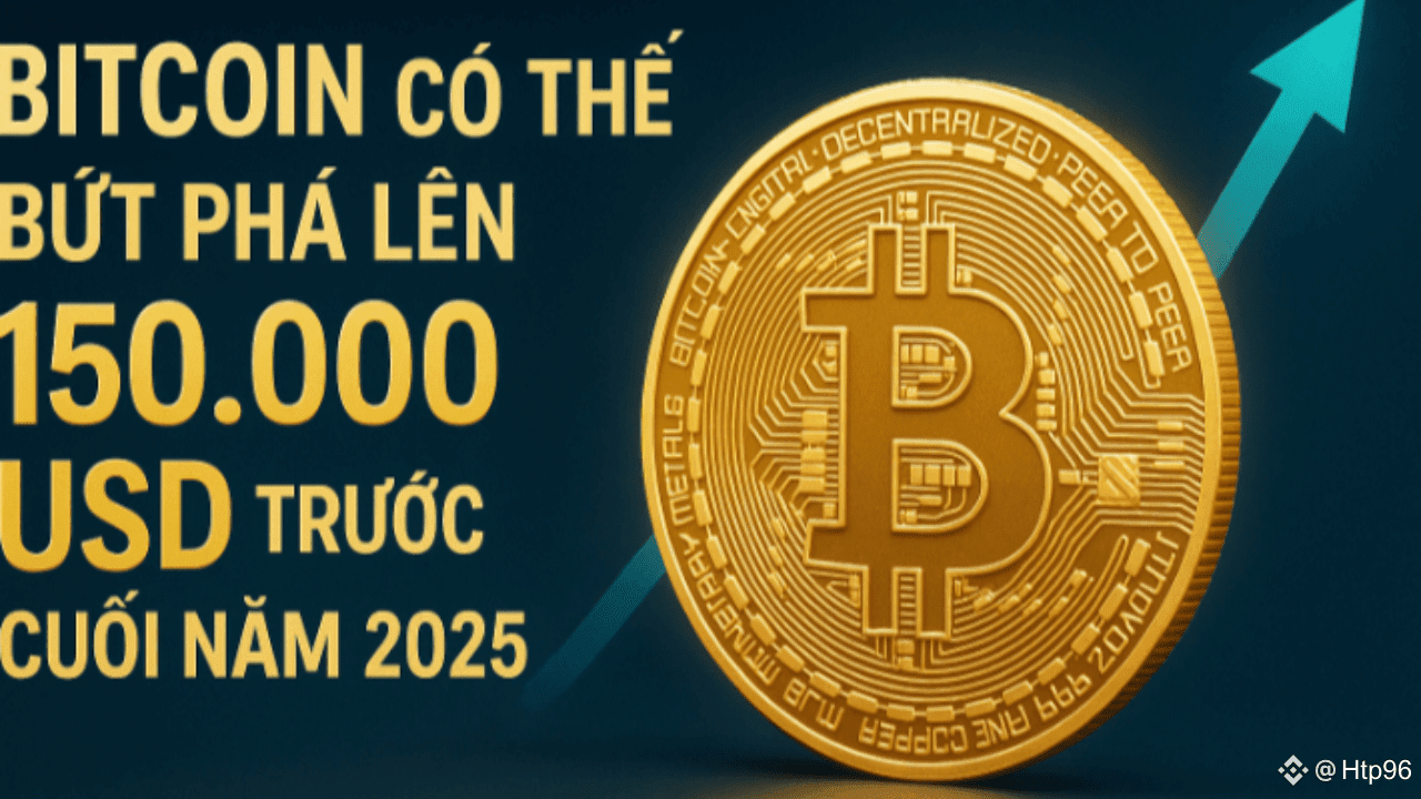 Could Bitcoin break through to 150,000 USD before the end of 2025? | Htp96  on Binance Square