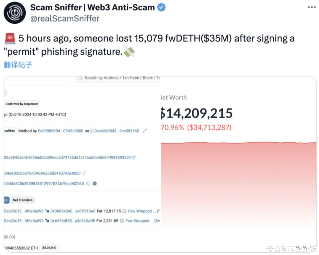 币圈大佬接连中招、损失超4.7亿人民币，Permit签名钓鱼为何如此厉害？ | BTC静静说на Binance Square